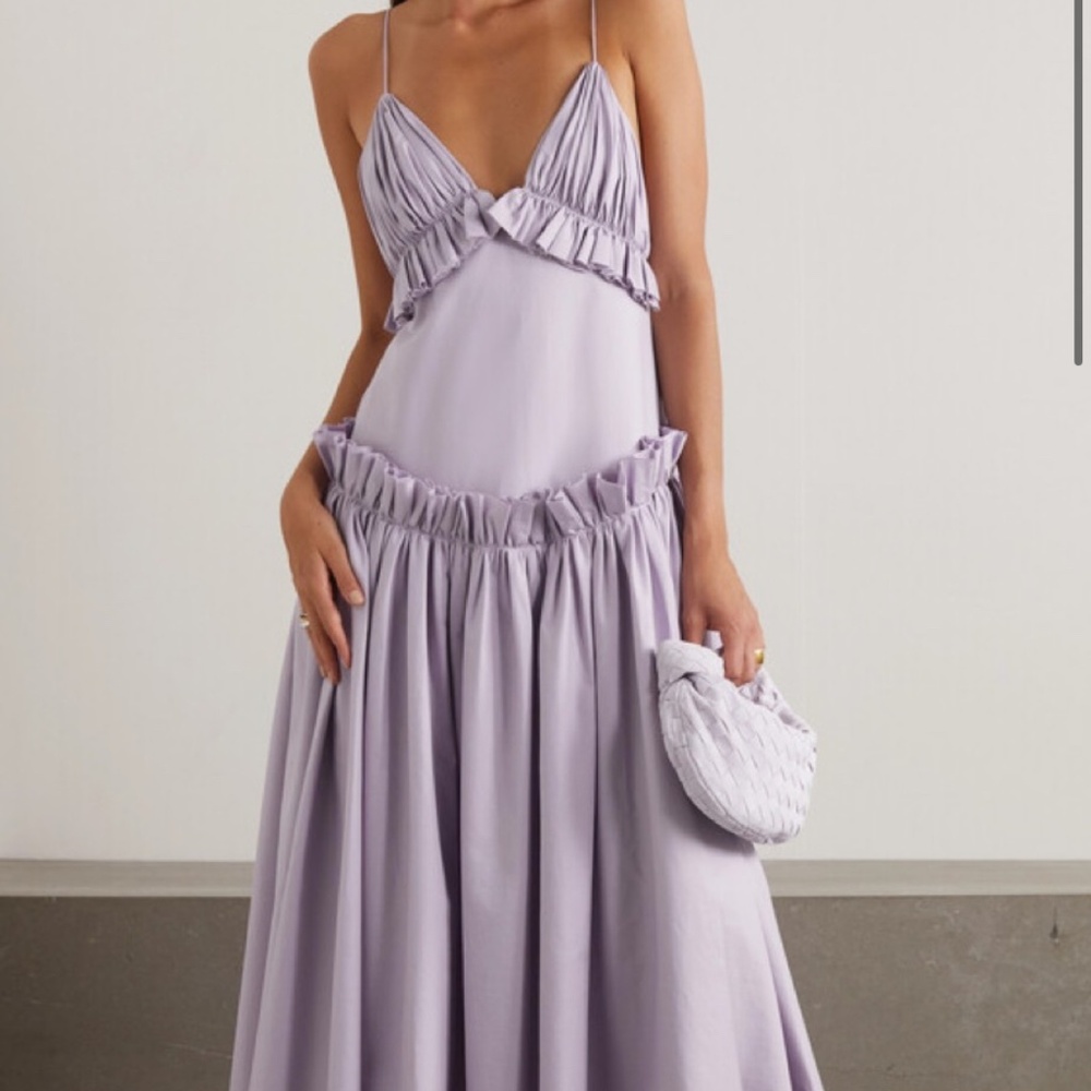 Khaite Purple Maxi Dress Size XS